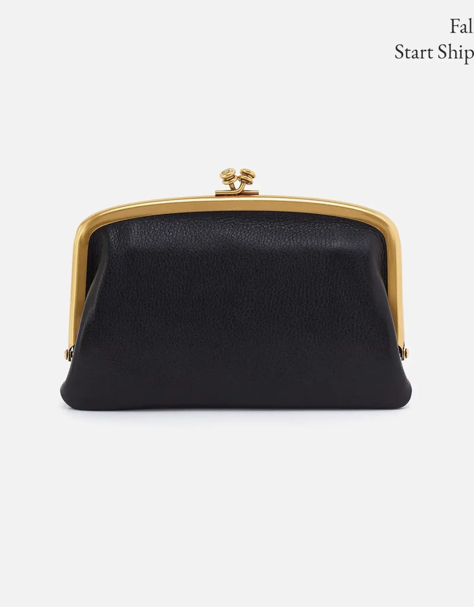 HOBO Hobo Cora Medium Frame Wallet Black