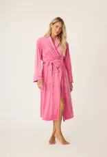 PJ Salvage PJ Salvage Velvety Velour Robe Fuschia