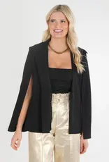 Emily McCarthy Emily McCarthy Overlay Cape Black