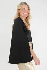 Emily McCarthy Emily McCarthy Overlay Cape Black