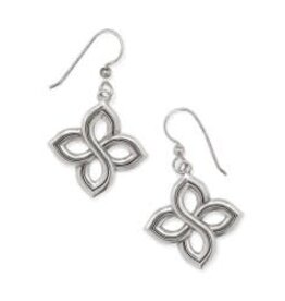 Brighton Brighton Interlok Floral Knot Fr Wire Earring