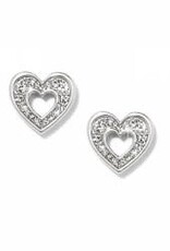 Brighton Brighton Enchanting Heart Sil Pst Earring