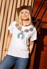 Queen of Sparkles Queen of Sparkles White Turquoise Necklace Tee
