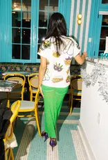 Queen of Sparkles Queen of Sparkles White Mardi Gras Icon Tee