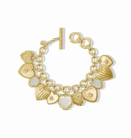 Julie Vos Julie Vos Heart Charm Bracelet