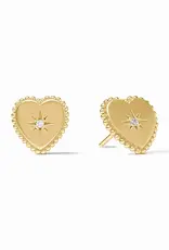 Julie Vos Julie Vos Heart Stud CZ