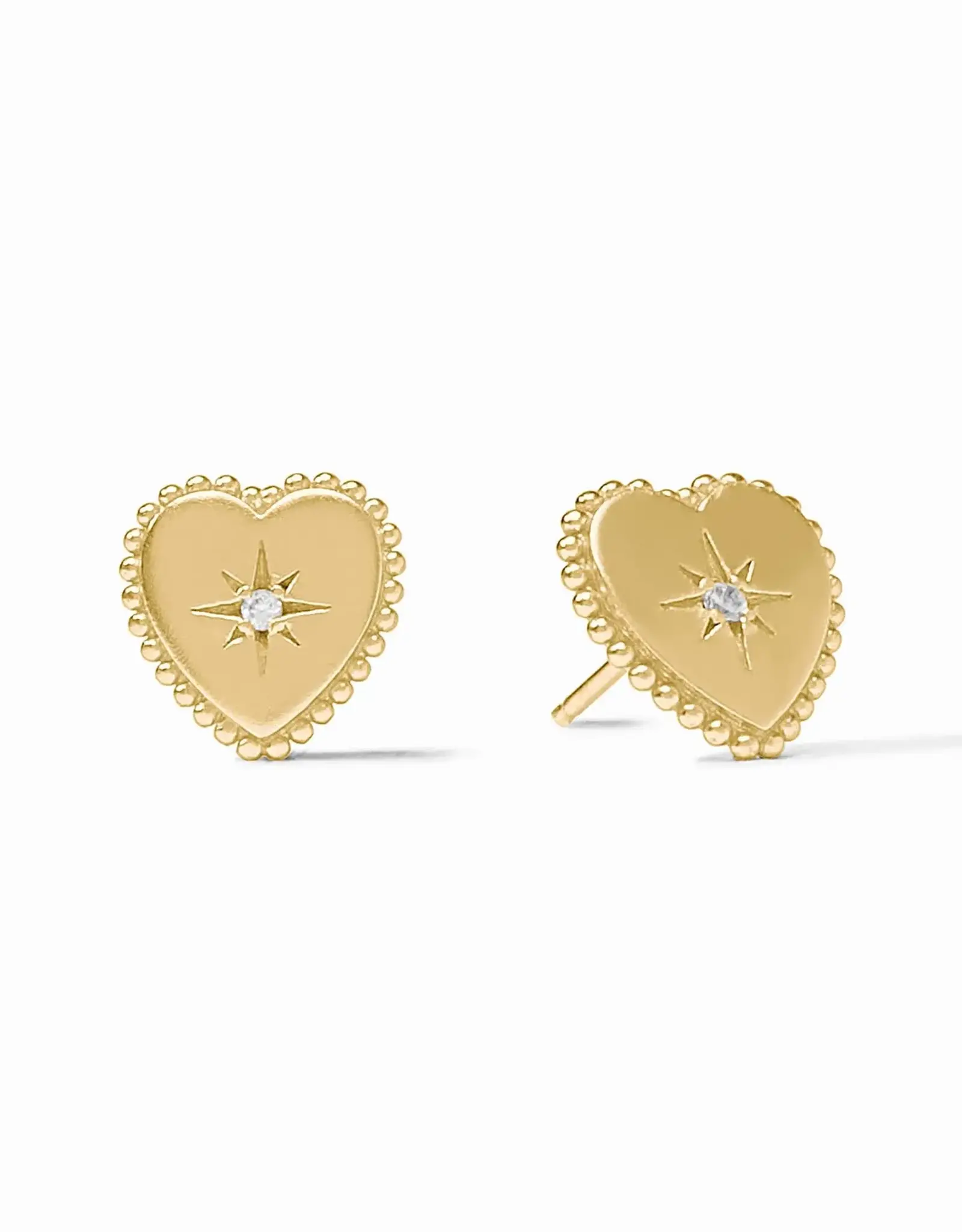 Julie Vos Julie Vos Heart Stud CZ