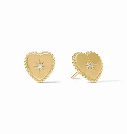 Julie Vos Julie Vos Heart Stud CZ