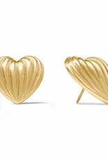 Julie Vos Julie Vos Puffy Heart Statement Stud Earrings