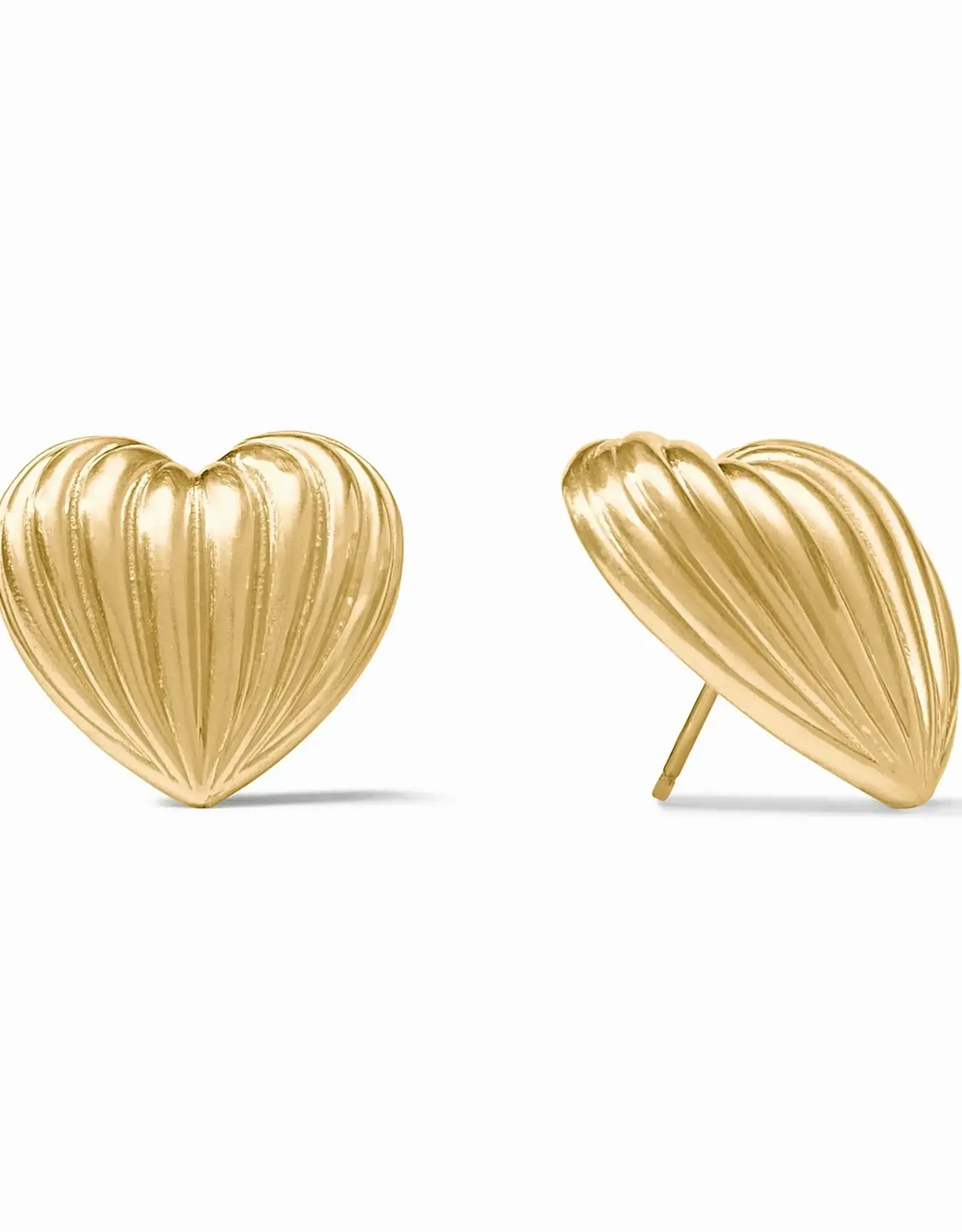 Julie Vos Julie Vos Puffy Heart Statement Stud Earrings