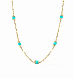 Julie Vos Julie Vos Hydra Delicate Station Necklace Turquoise