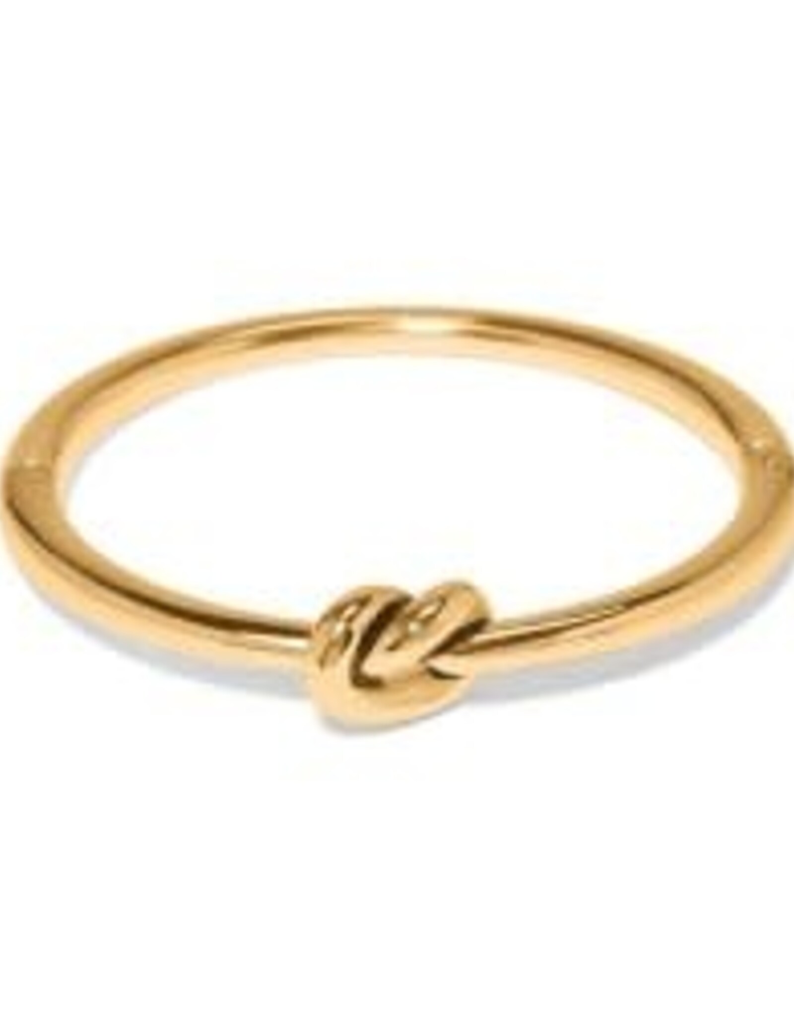 Brighton Brighton Interlok Single Knot GLD Hng Bangle