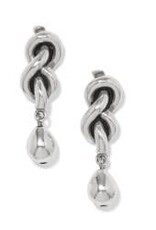 Brighton Brighton Interlok Single Knot SIL Drop Earrings