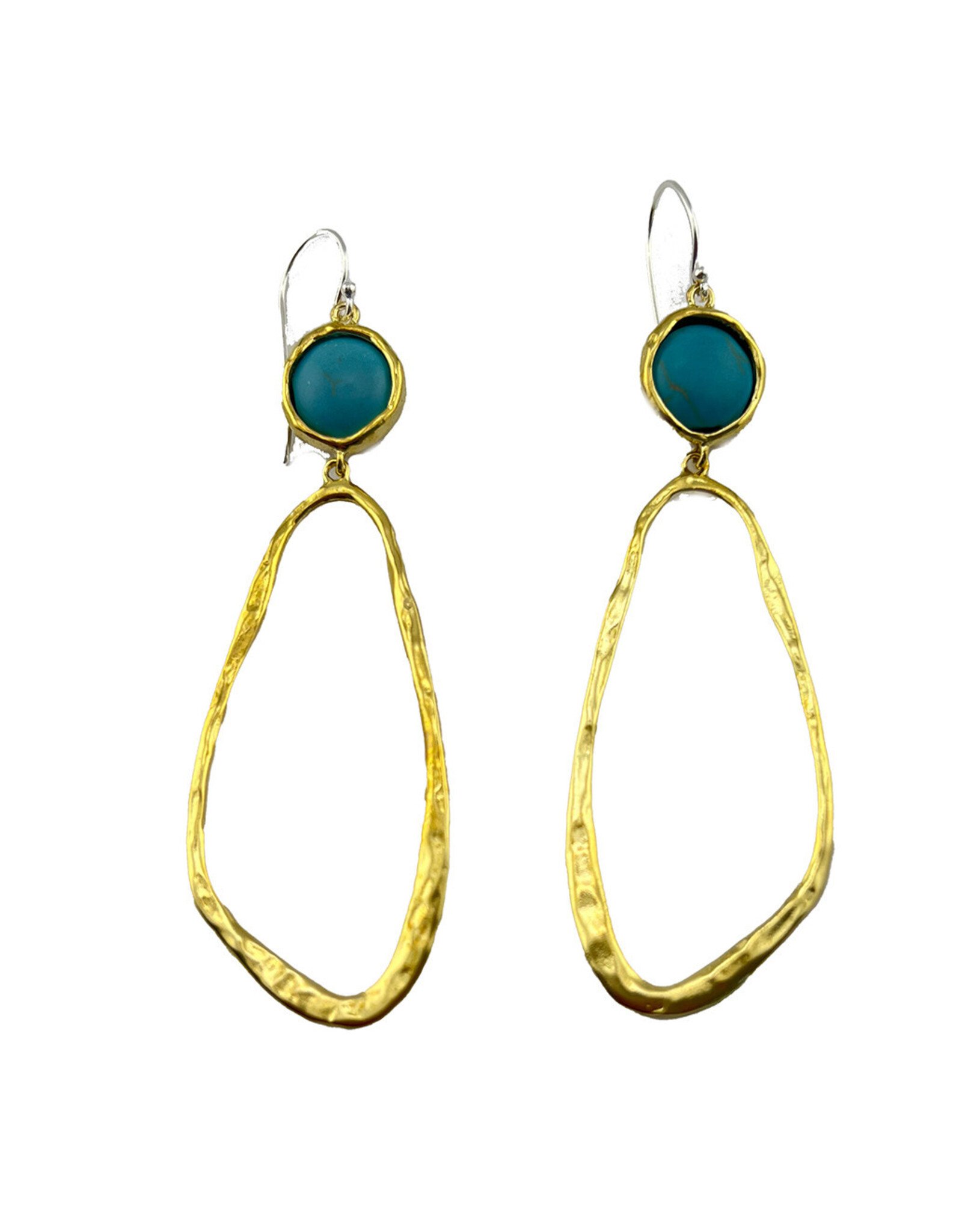 Waxing Poetic Waxing Poetic Infinite Sky Turquoise Dream Traveler Earrings