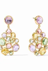 Julie Vos Julie Vos Kaleidoscope Statement Earrings Multi Stone