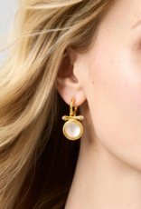 Julie Vos Julie Vos Bamboo Hoop & Charm ER