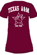Queen of Sparkles Queen of Sparkles Licensed Texas A&M Baseball Jersey Dress