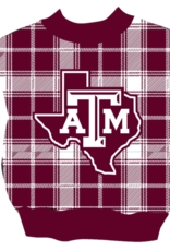 Queen of Sparkles Queen of Sparkles Licensed Maroon Plaid ATM Sweater Vest