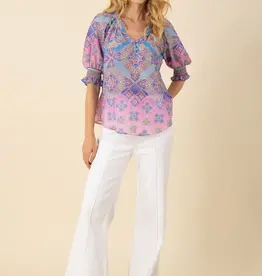 Hale Bob Hale Bob Eileen Voile Top Blue