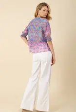 Hale Bob Hale Bob Eileen Voile Top Blue