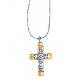 Brighton Brighton Venezia Rev Large Cross Necklace