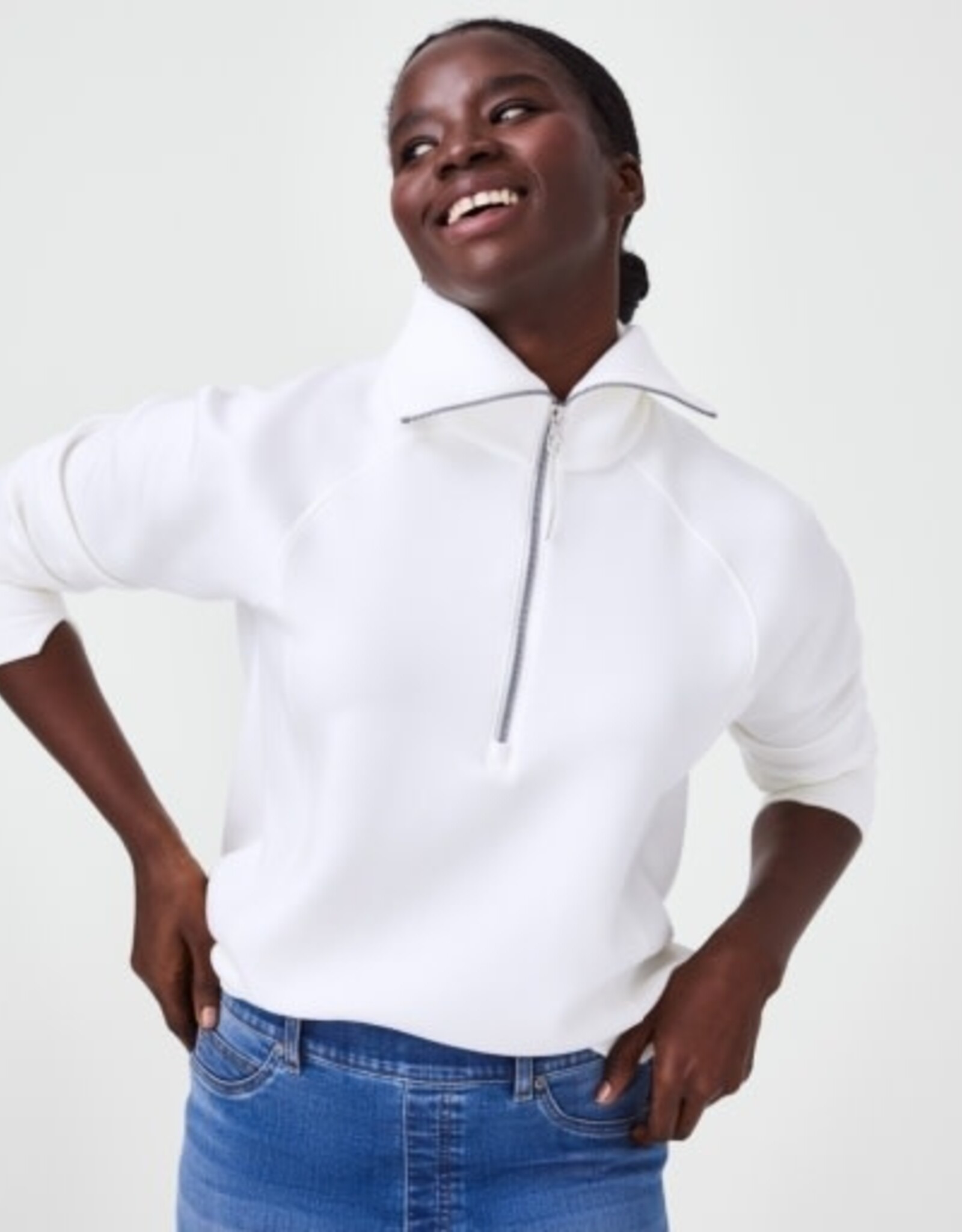 Spanx Spanx AirEssentials Half Zip Powder