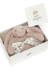 Jellycat Jellycat Bashful Luxe Bunny Rosa Blankie