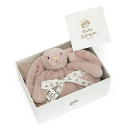 Jellycat Jellycat Bashful Luxe Bunny Rosa Blankie