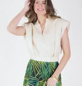 Emily McCarthy Emily McCarthy  Evie Linen Top Birch