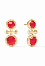 Julie Vos Julie Vos Bamboo Midi Earring Strawberry
