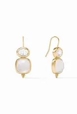 Julie Vos Julie Vos Kaleidoscope Earring Iridescent Clear Crystal
