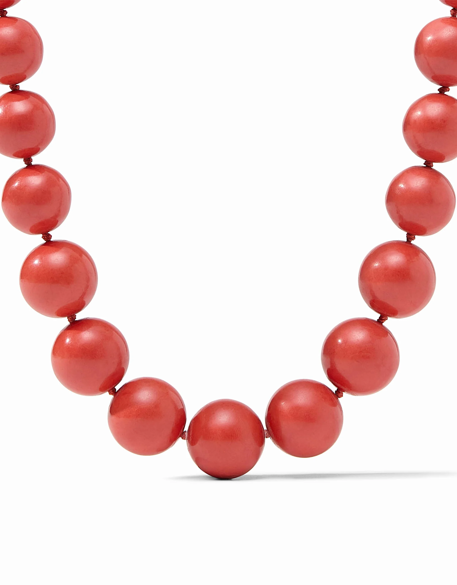 Julie Vos Julie Vos Bonbon Statement Necklace Coral Red