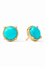Julie Vos JUlie Vos Honey Stud Turquoise  Blue