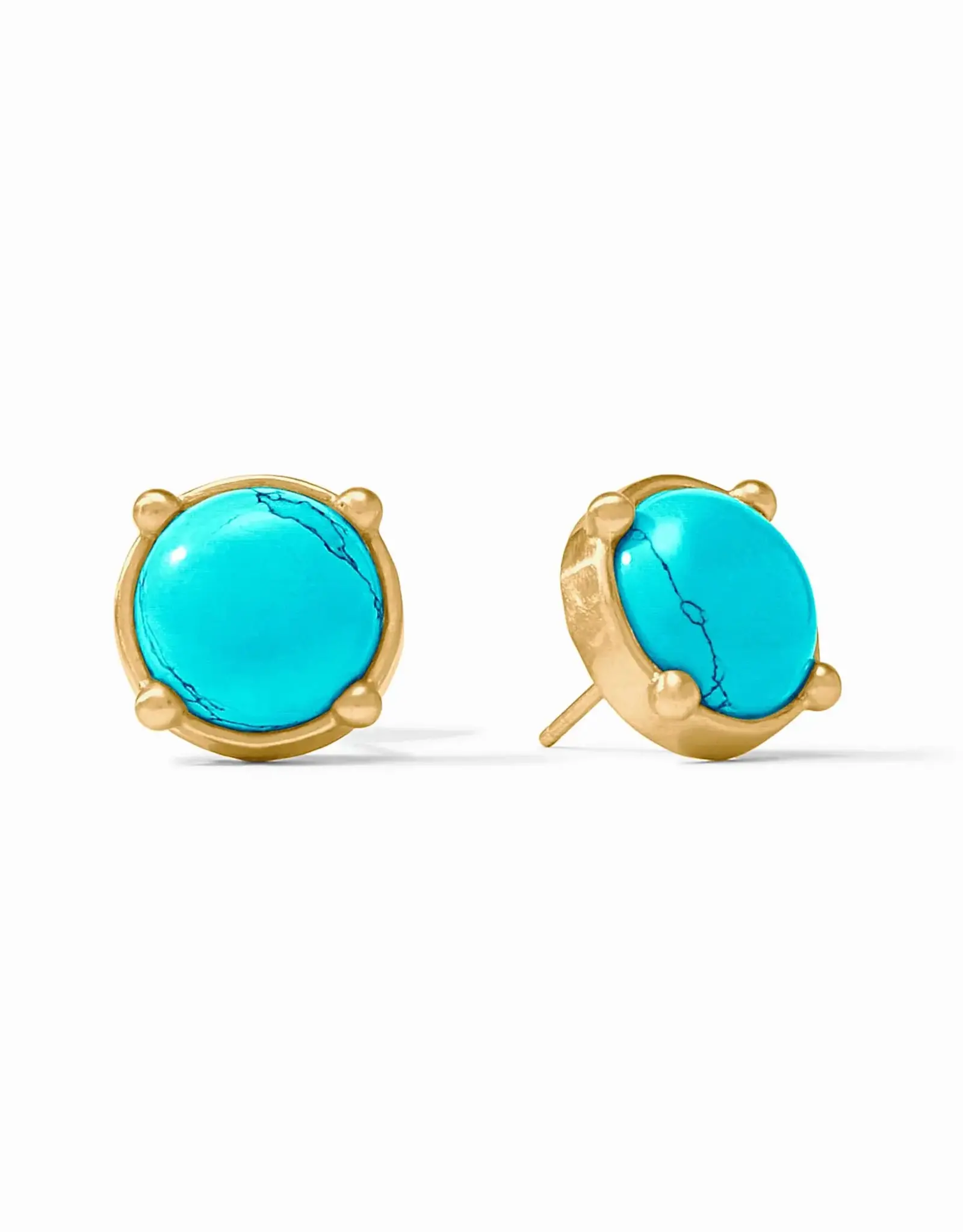 Julie Vos JUlie Vos Honey Stud Turquoise  Blue