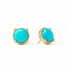 Julie Vos JUlie Vos Honey Stud Turquoise  Blue