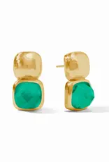 Julie Vos Julie Vos Catalina Earring Iridescent Emerald Green