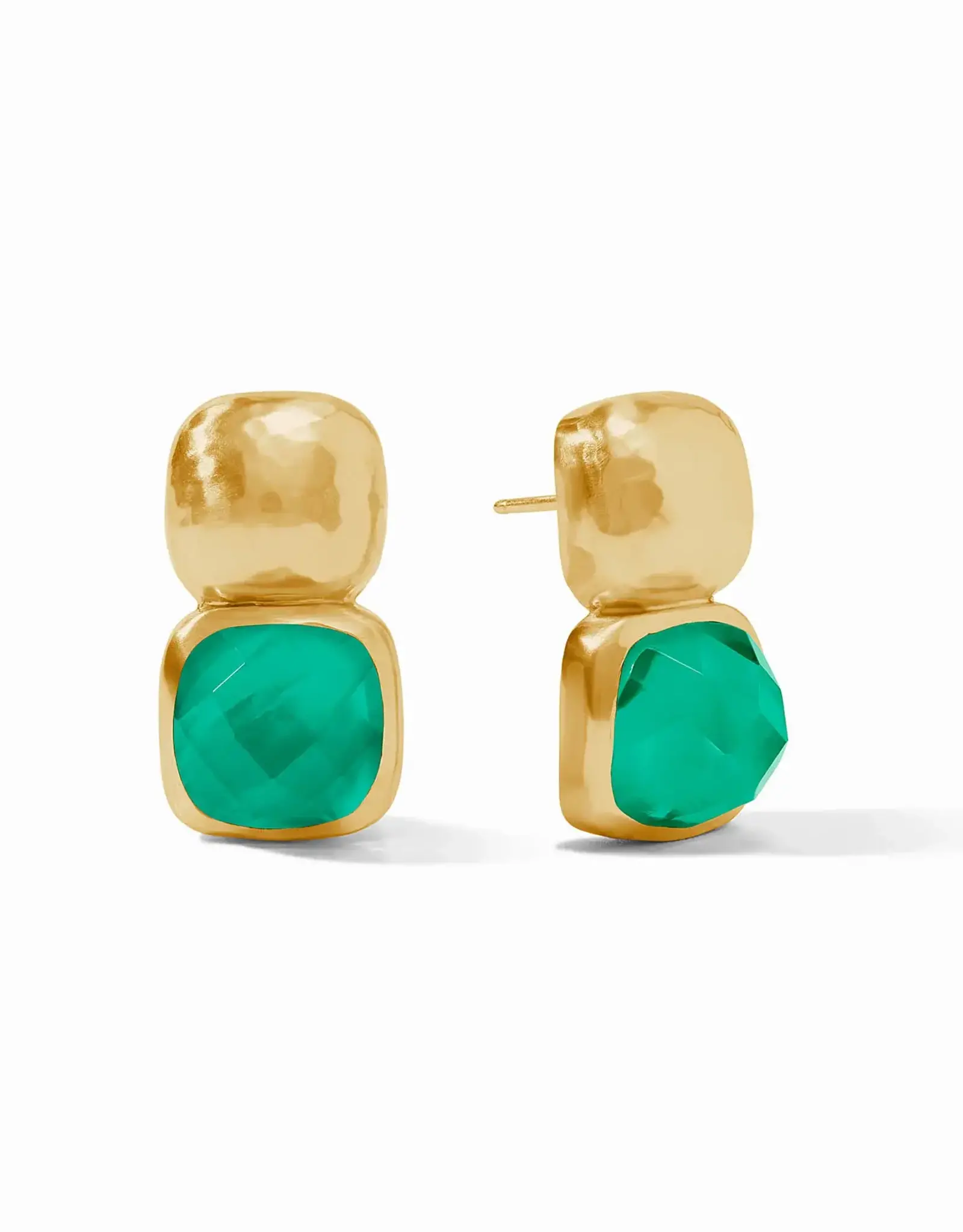 Julie Vos Julie Vos Catalina Earring Iridescent Emerald Green