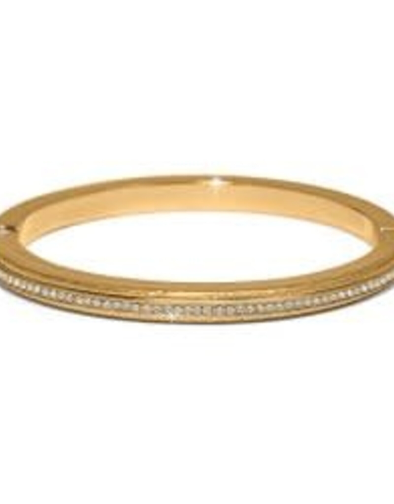 Brighton Brighton Meridian Orbit Gold hinged Bangle