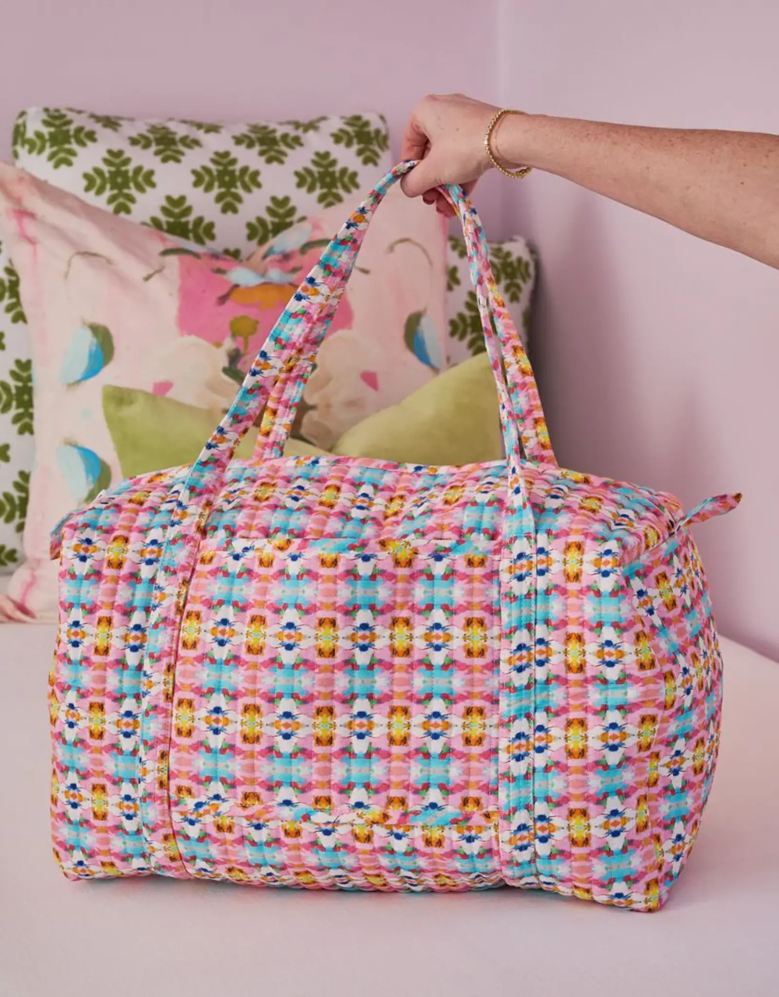 Laura Park Laura Park Sumner Pink Weekender Duffle Bag