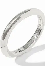 Julie Vos Julie Vos Silver Catalina Hinge Bangle