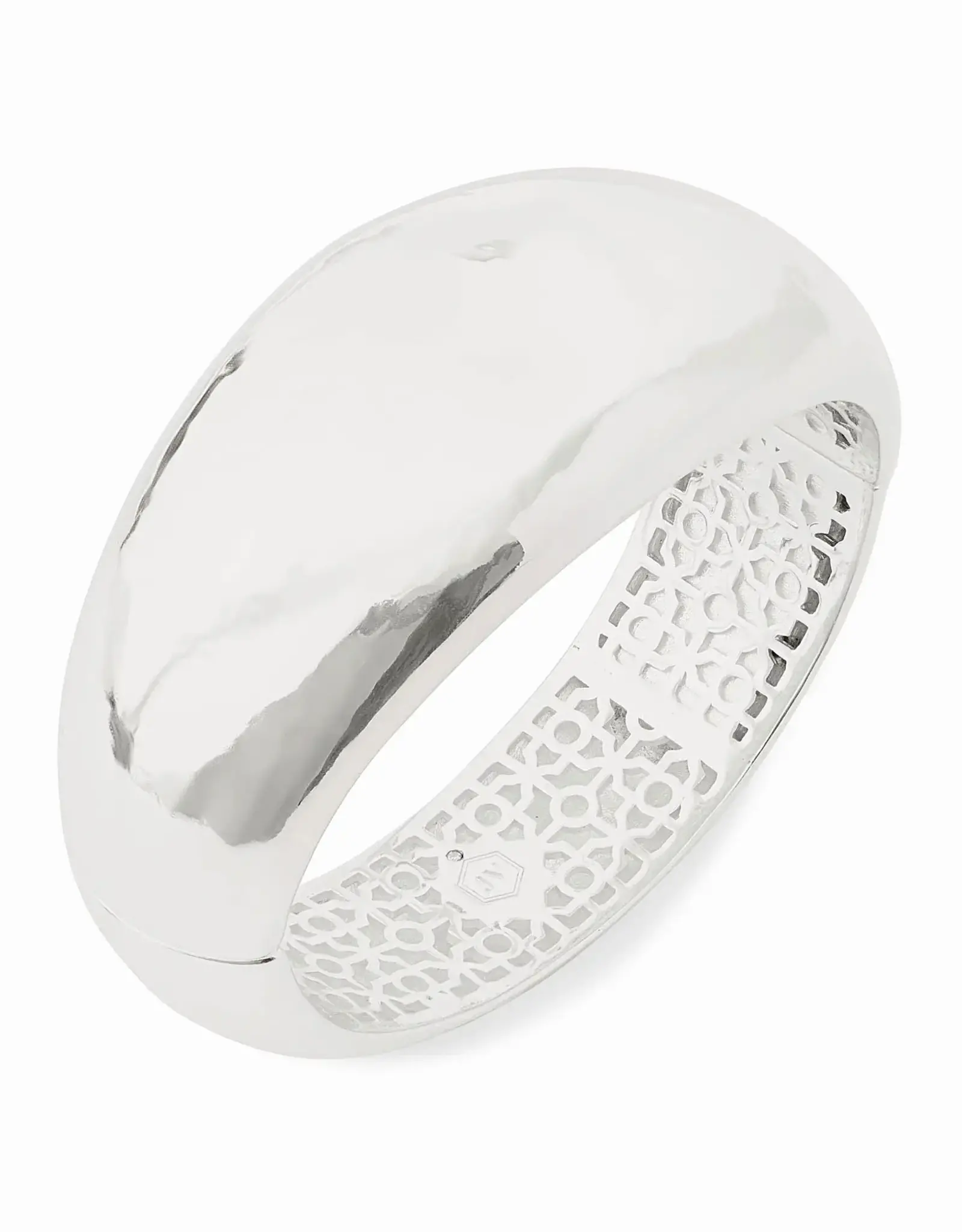 Julie Vos Julie Vos Catalina Statement Hinge Bangle Silver