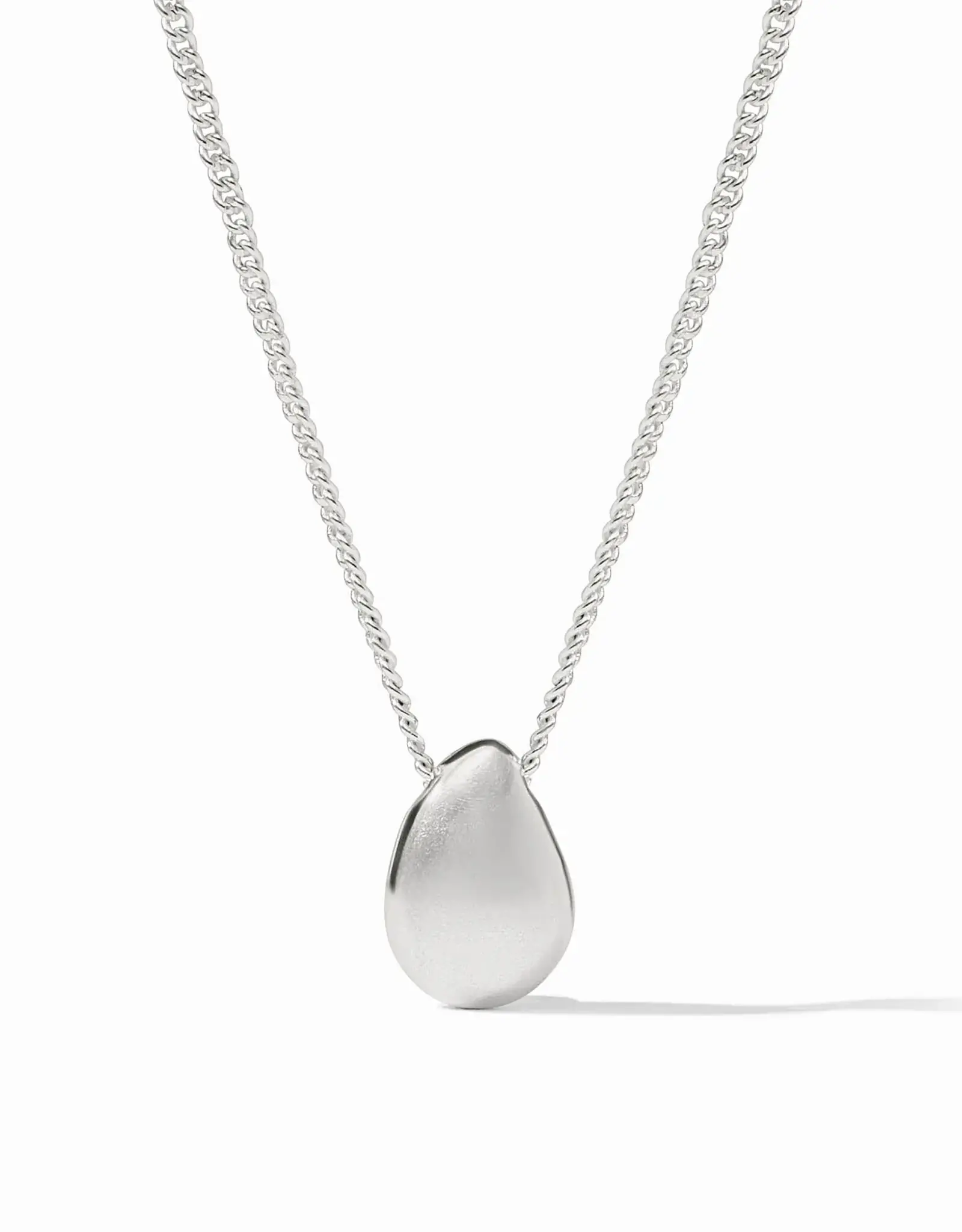 Julie Vos Julie Vos Silver Wave Delicate  Necklace