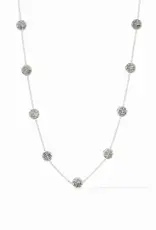Julie Vos Julie Vos Silver Florentine Demi Delicate Station Necklace