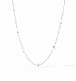 Julie Vos JUlie Vos Silver Celeste Delicate Station Necklace Cubic Zirconia