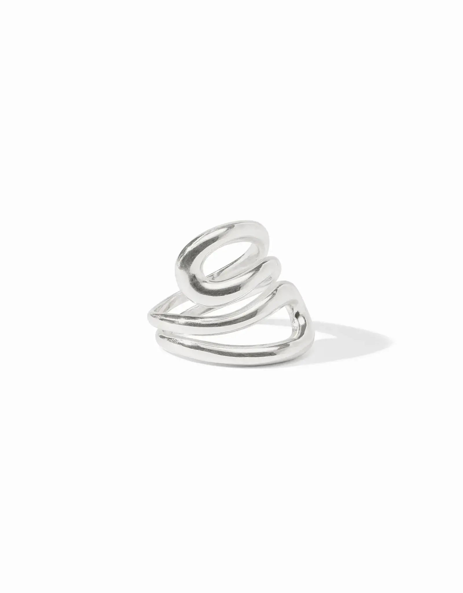Julie Vos Julie Vos Silver Wave Wrap Ring
