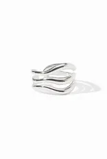Julie Vos Julie Vos Silver Wave Ring OS