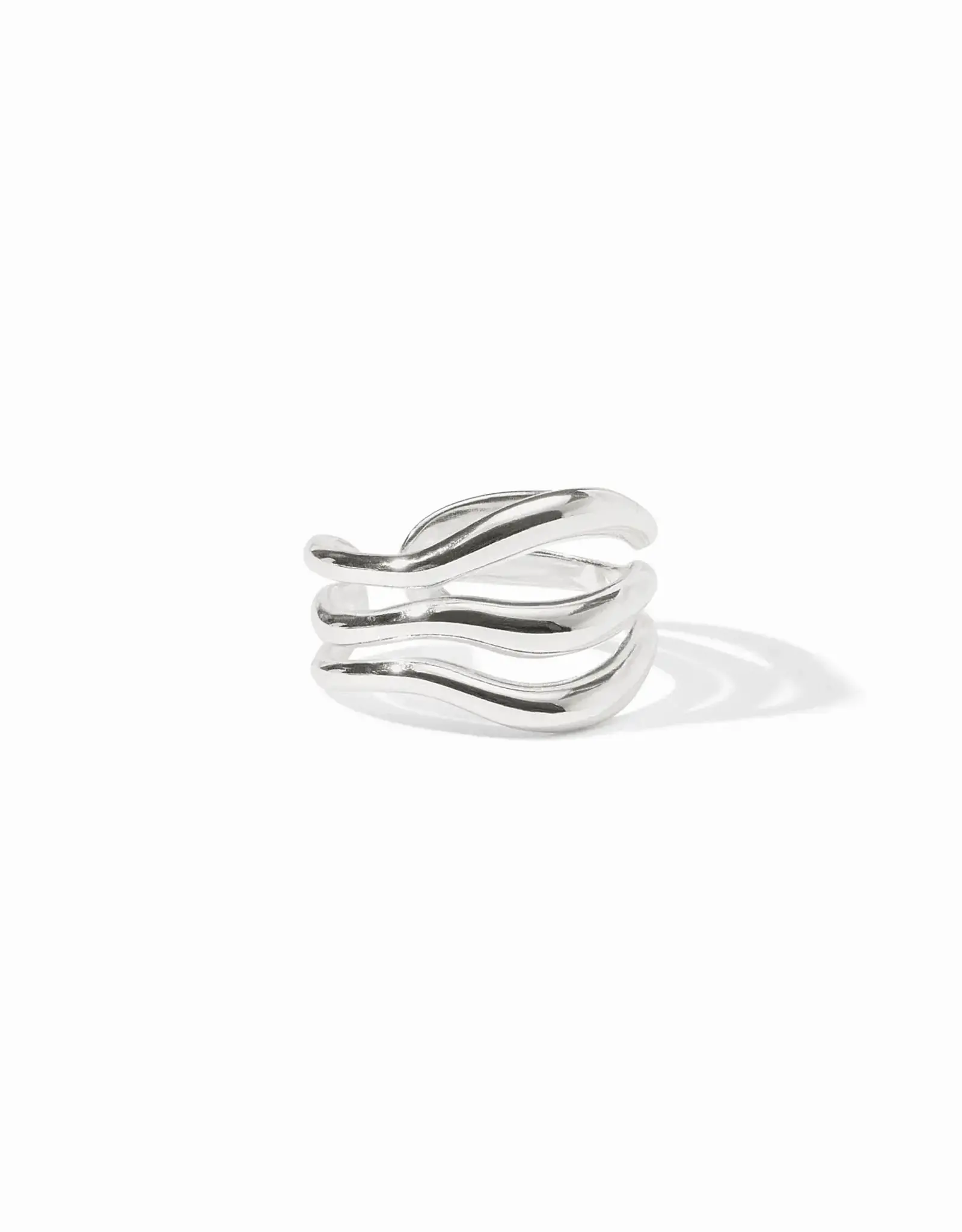 Julie Vos Julie Vos Silver Wave Ring OS