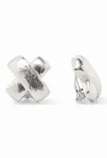 Julie Vos Julie Vos Silver Catalina X Clip Earring