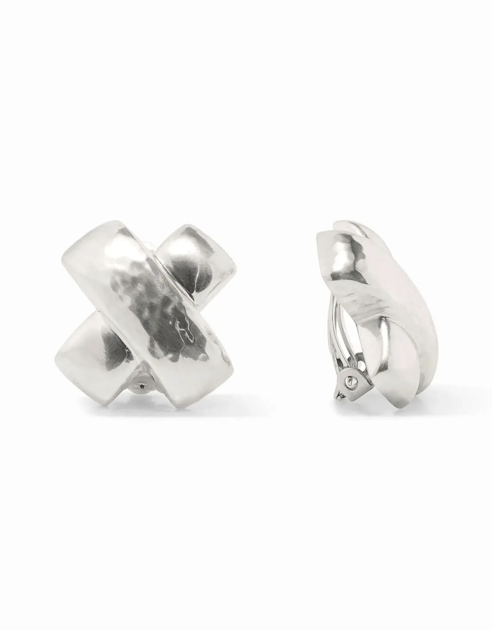 Julie Vos Julie Vos Silver Catalina X Clip Earring