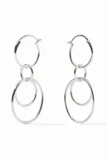 Julie Vos Julie Vos Silver Simone 3-in-1 Earring